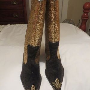 Colin Stuart Boots w/Bling, NWOT, Sz. 7B
